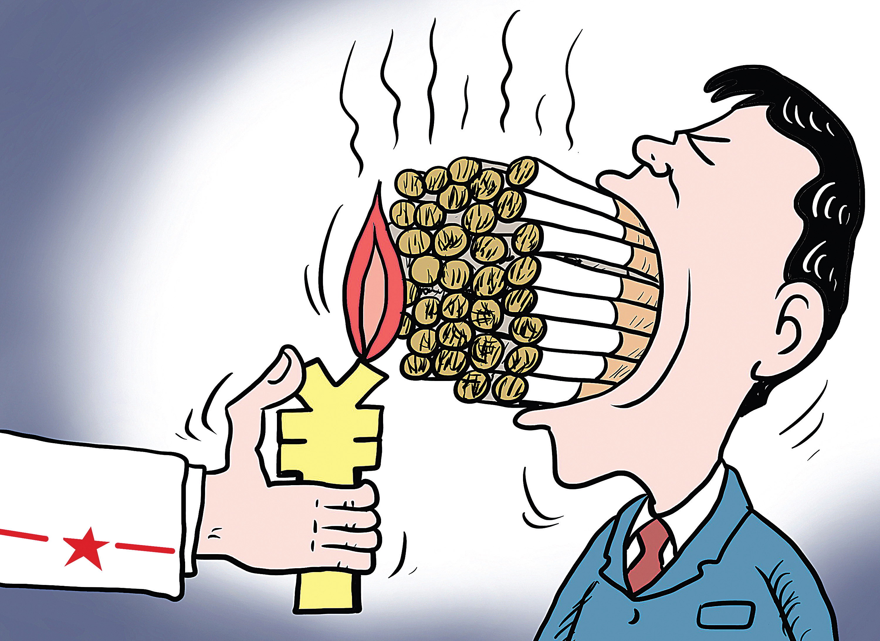 Карикатуры на курильщиков