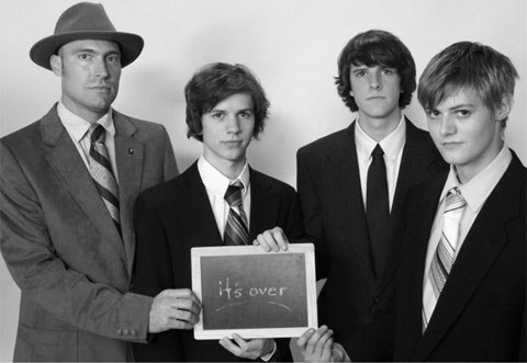 It's Over is (L to R) Bill Sundahl, Ryan Donegan, Andrew Twenter, and Jamie Searle.