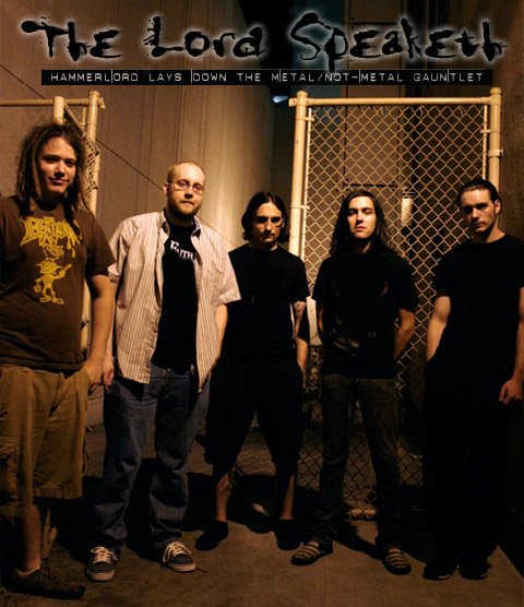 Hammerlord is (L to R):  J.P. Gaughan, Ty Scott, Terry Taylor, Stevie Cruz and Lord Adam Mitchell 