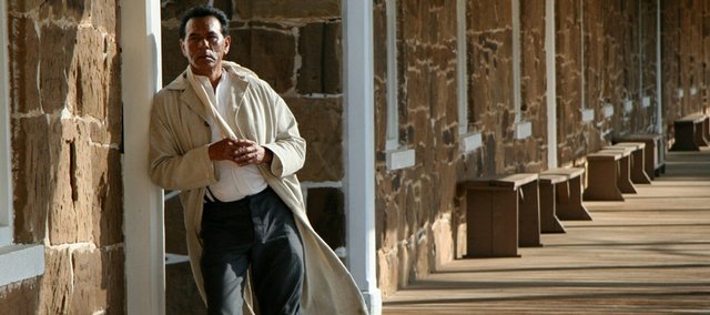Wes Studi stars in "The Only Good Indian," by Lawrence filmmaker Kevin Willmott. Photo by Tyler Carmody.