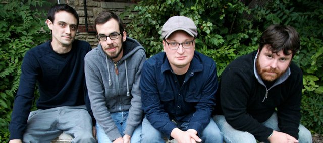 Coalesce is (from left) Jes Steineger (guitar), Nathan Ellis (bass), Sean Ingram (vocals) and Nathan Richardson (drums).
