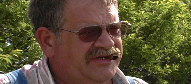Donn Teske, president of the Kansas Farmers Union, is seen in the film lobbying before Congress.