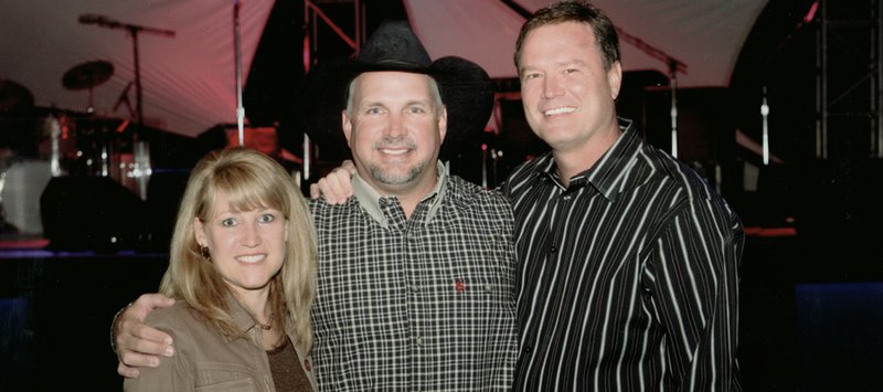 garth brooks flat bill hat