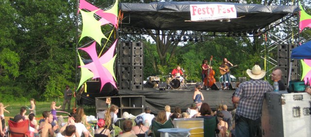 Truckstop Honeymoon played Saturday evening at the fourth annual Festy Fest just north of Lawrence.
