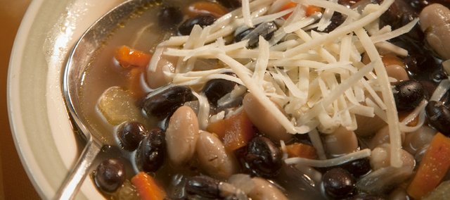 Easy Tuscan soup made by  Harriet House.
