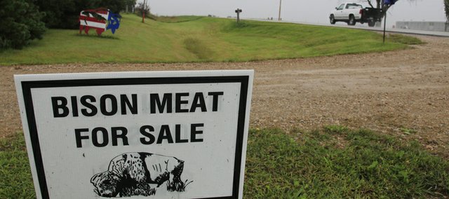 Bison is a game meat often sought out by beef lovers looking to improve their nutritional profile. Local bison sellers include the Lone Star Lake Bison Ranch, which is located at 538 N. 300 Road in Overbrook. 