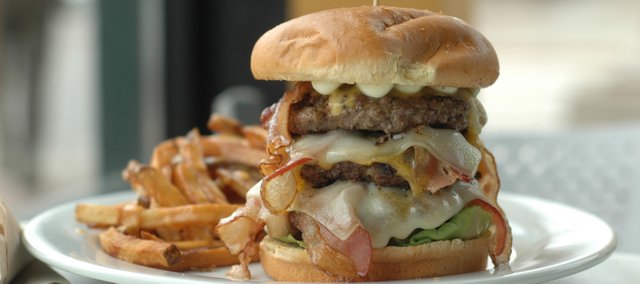 The Nightmare on Massachusetts Street burger at Ingredient, 945 Massachusetts St.