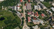 The campus of Kansas University as seen in this aerial photograph taken on Monday, July 1, 2013. Nick Krug/Journal-World Photo