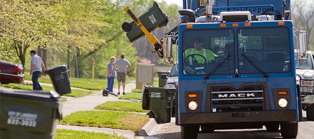 There are changes to residential trash pickup this week if your regular trash pickup day is on Thursday. Get details in Today in Lawrence on when to set out your trash bin. 