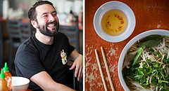 Leeway Franks owner Lee Meisel is shown at Little Saigon Cafe.