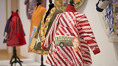 The image of Claudetta Colvin and the story of her contributions to the Civil Rights movement are incorporated in one of eight quilted swing coats from the series "Tributes to Civil Rights Movement Heroines" by artist Patricia A. Montgomery at the Spencer Museum of Art.