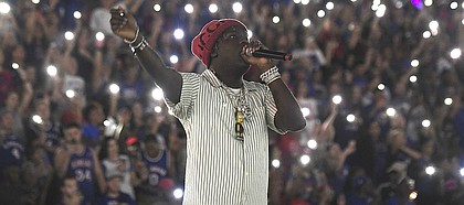 Lil Yachty performs at the 33rd-annual Late Night in the Phog on Saturday, Sept. 30, 2017 at Allen Fieldhouse.