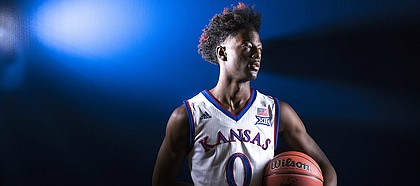 Kansas guard Marcus Garrett
