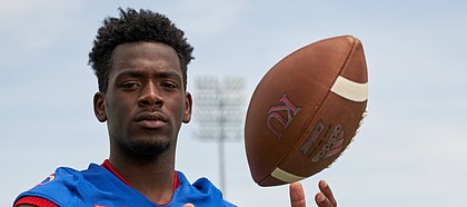 Kansas receiver Daylon Charlot