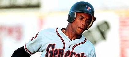 Darryl Monroe played minor league baseball for four seasons,
including a stint with the Fayetteville Generals. Monroe, a former
player for Lawrence High and Kansas University, is now assistant
director of player development for the Atlanta Braves.