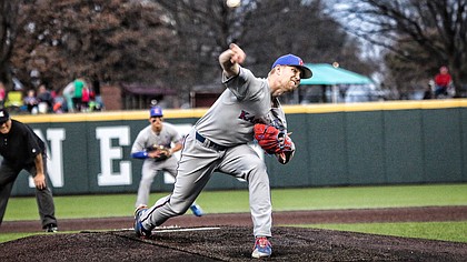 Kansas ace Ryan Zeferjahn hopes to help lead the Jayhawks on a run through the Big 12 tournament this week in Oklahoma City.