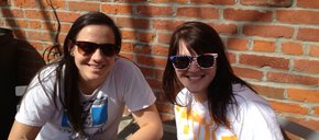 Photo of Colleen Tolan (left)