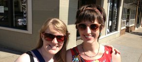 Photo of Elizabeth Kanost and Amelia Freidline