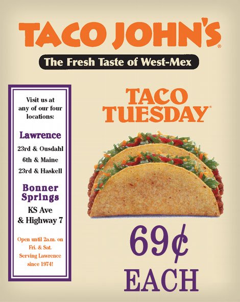 Taco Johns Coupons