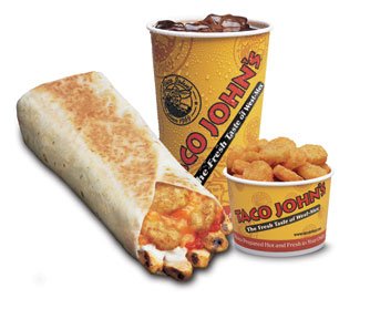 EZ Combo #6 - Grilled Burrito