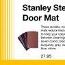 Stanley Steemer Door Mat