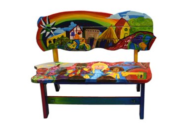 Van Go Custom Art Bench