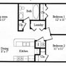 2 Bedroom, 1 Bath Apartment