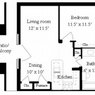 1 Bedroom, 1 Bath Apartment