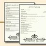 The Dynamite Saloon Bar Menu