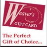 Weaver’s Gift Card