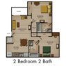 2 Bedroom 2 Bath Apartments