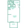 Typical Studio Apartment Floor Plan