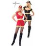 324 Flirty Firefighter Red Or Black