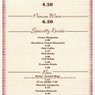Wine & Drink Menu