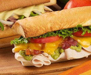 California Turkey Club Toasted Sub