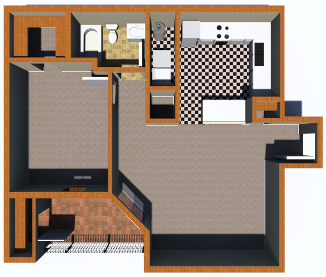 One Bedroom, One Bath - Aberdeen