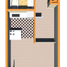 One Bedroom, One Bath - Apple Lane