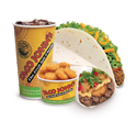 Combo #8 - Softshell and Meat & Potato Burrito