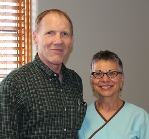 Dr. Rod Barnes, MD and Joni Lawrence, RN