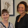 Malati Harris, MD, and Kristi Garber, LPN