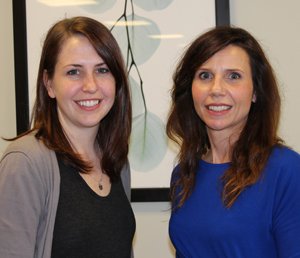 Pamela Huerter, MD, and Shelly Bennett