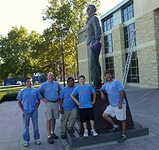 Keeping Allen Field House clean!