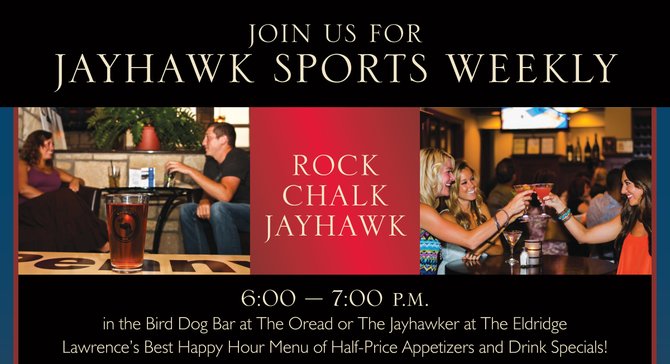 Jayhawk Sports Weekly Happy Hour!