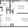 1 Bedroom, 1 Bath Luxury Apartment