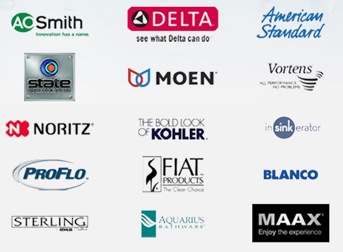Brands We Install