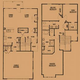 Camson Townhomes: 2 Story, 3 Bedroom