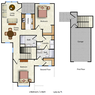 The Tulip - 2 bed/ 2 bath