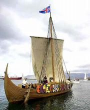 The Viking ship Islendingur is planning to retrace Leif Erikssons
discovery voyage to North America from its starting point in
southern Greenland.