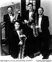 The Harvey Pittel Saxophone Quartet will perform Friday and
Saturday nights as part of the National Association of College Wind
and Percussion Instructors' conference.
