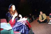 Lawrence psychic Anima Mundi talks with the cast of "Blithe
Spirit," a Noel Coward play that will be staged in March by
University Theatre. Mundi discussed various aspects of astrology,
ghosts and psychic paraphernalia.